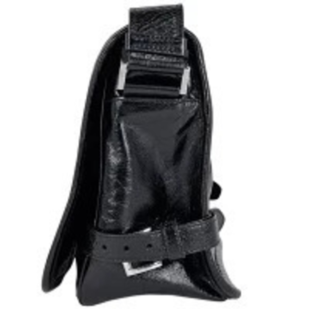 Prada Black Shoulder Looks Plate Bag Soft Nero Leather Black